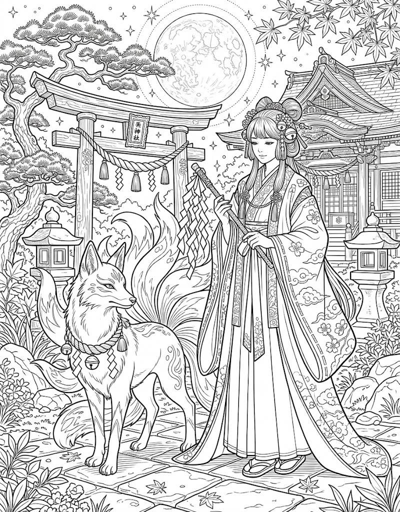 Mystic Kitsune Sample Page 3