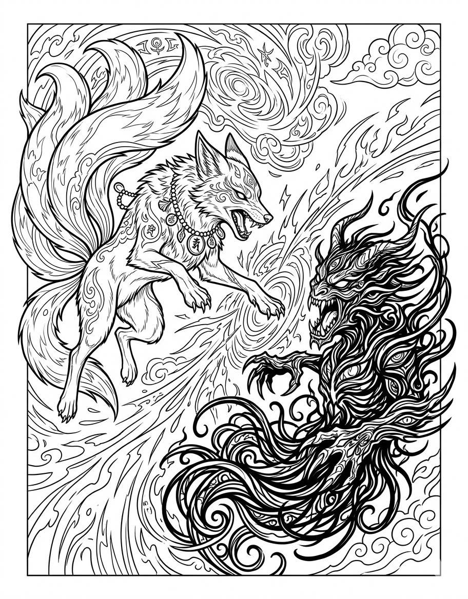 Mystic Kitsune Sample Page 6