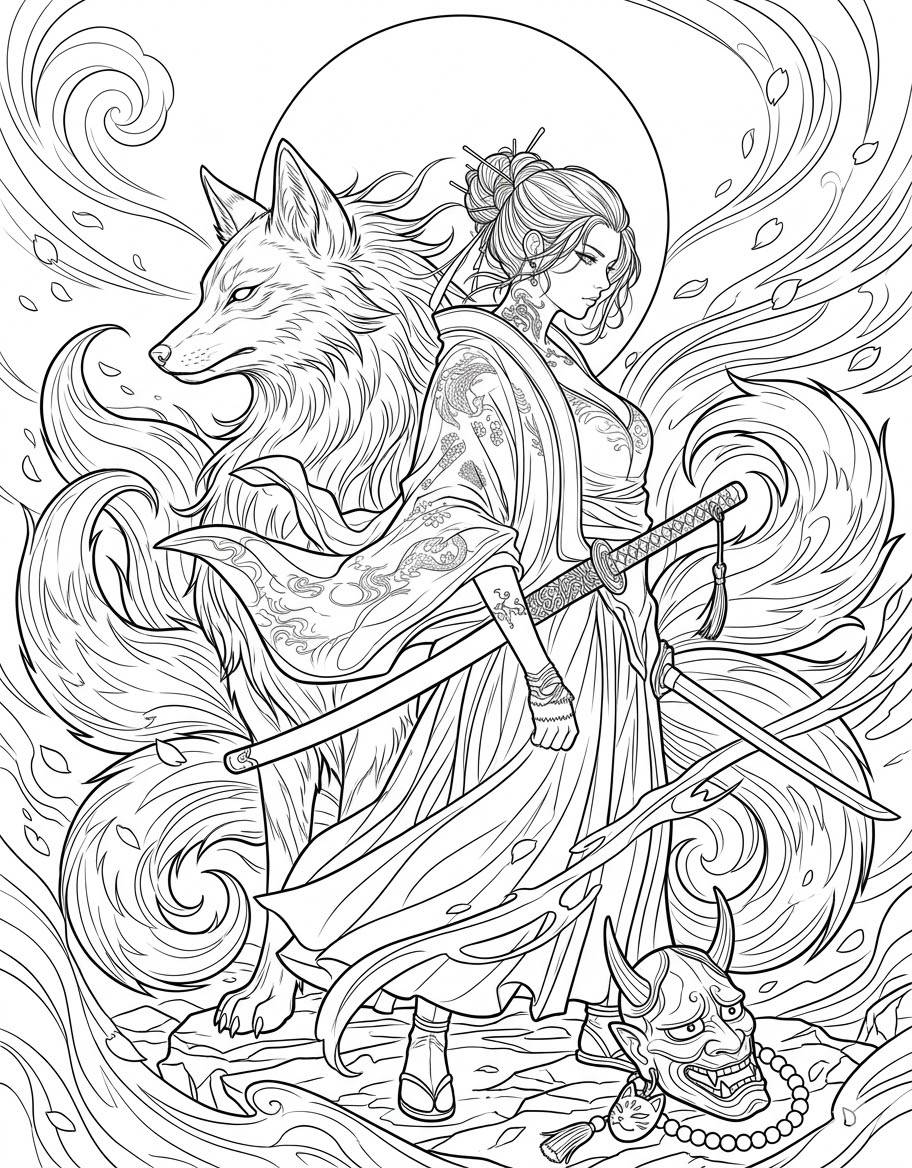 Mystic Kitsune Sample Page 8