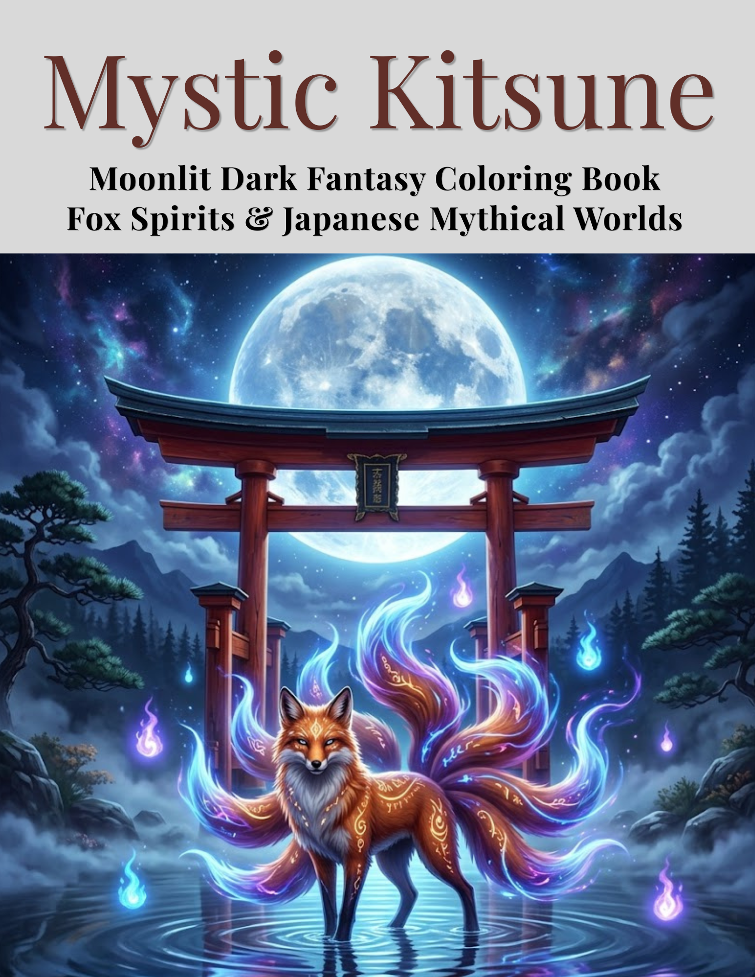 Mystic Kitsune Dark Fantasy Cover
